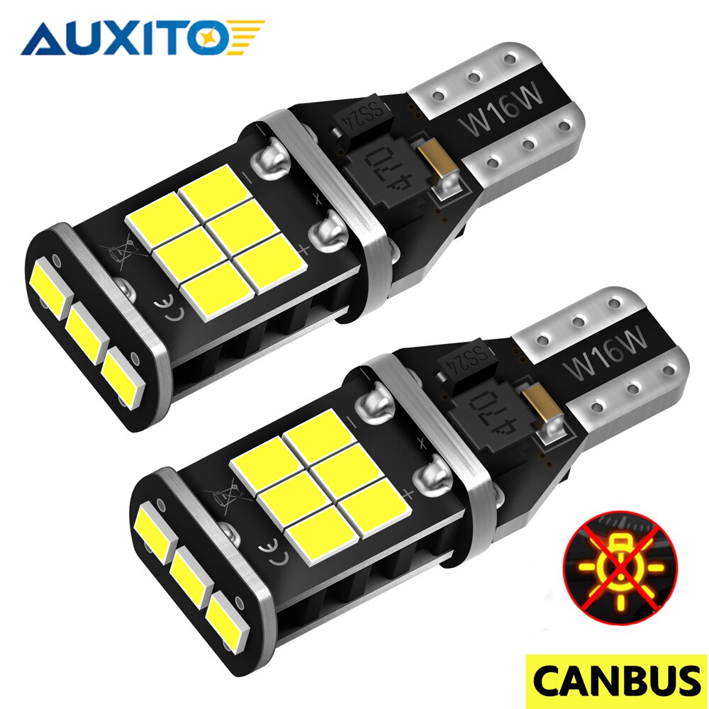 AUXITO 2x W16W T15 LED  ڵ   2835SM..